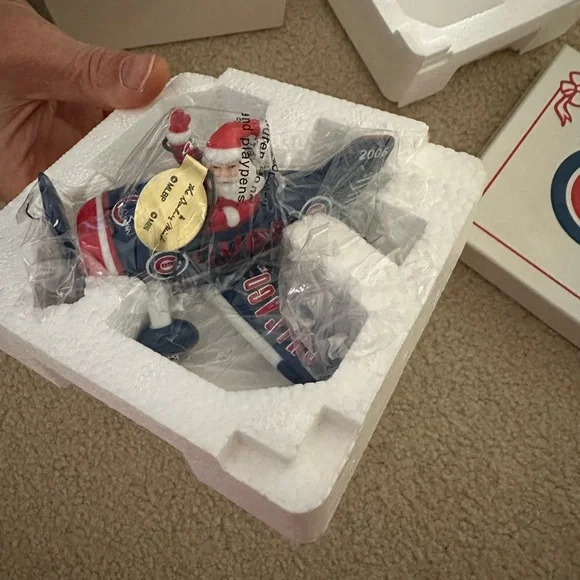 Danbury NWT Chicago Cubs Rocking Horse Ornaments